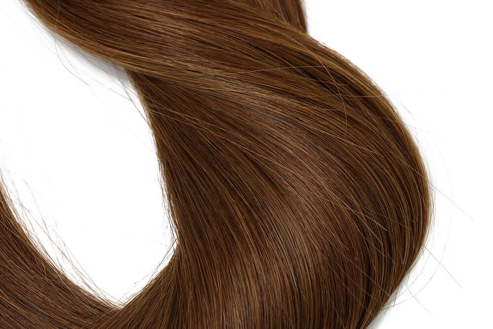 Chocolate Brown Straight Tape In Hair Extensions