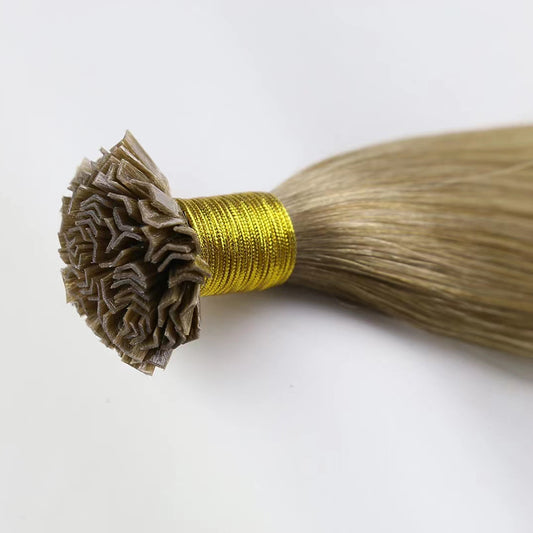 Ash Blonde Virgin Human Hair K Tip Extensions