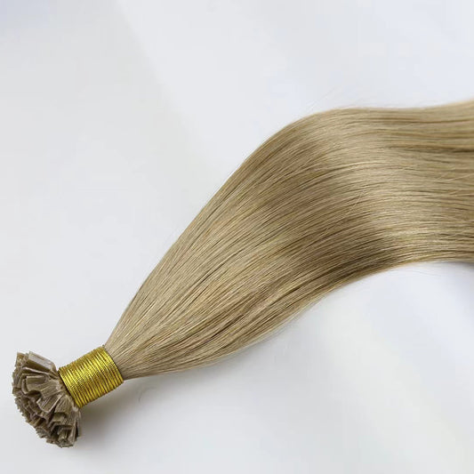 Ash Blonde Virgin Human Hair K Tip Extensions