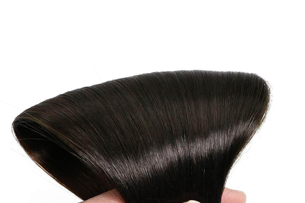 Black Root Chocolate Brown Straight Tape In Hair Extensions