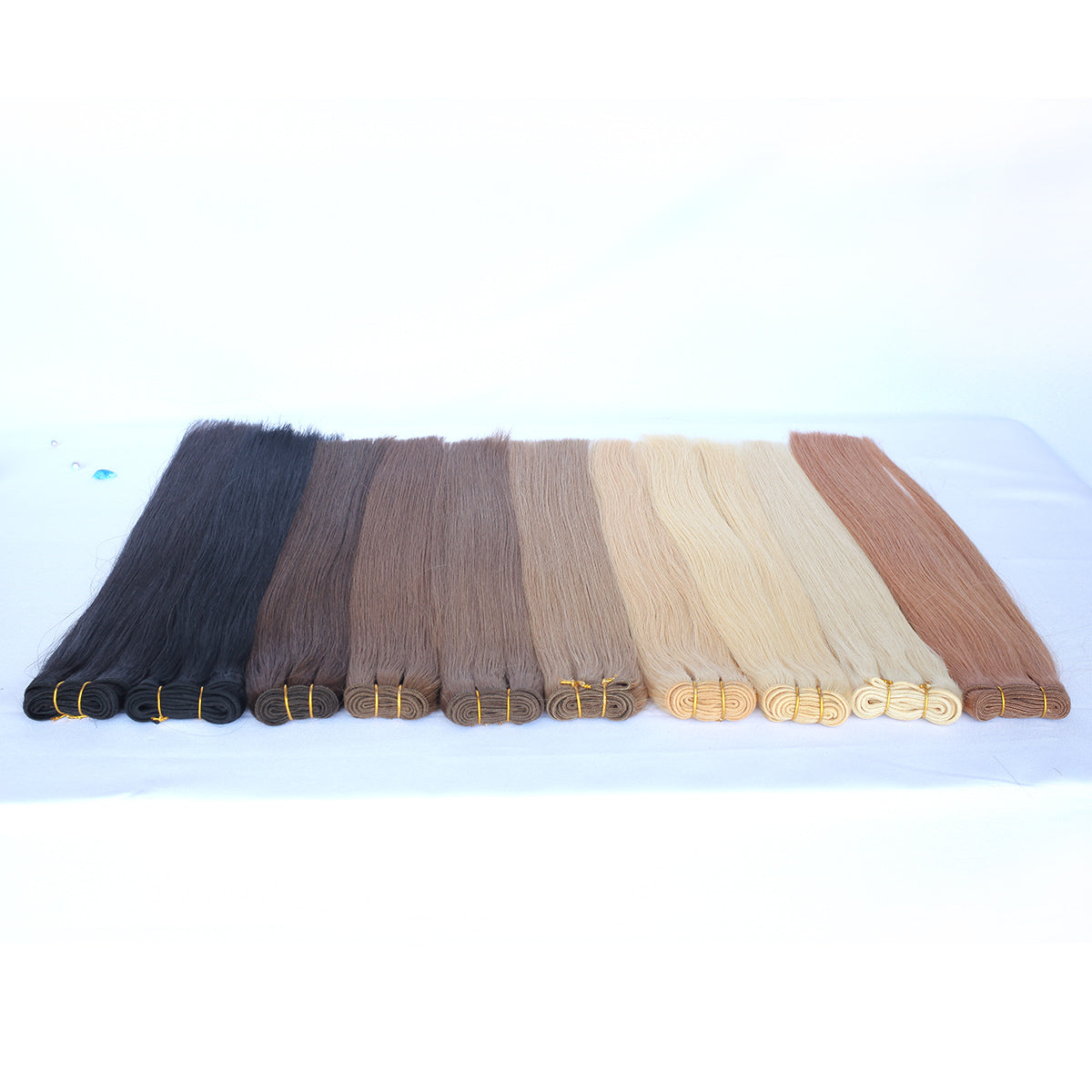 Virgin Human Hair Machine Wefts Extensions