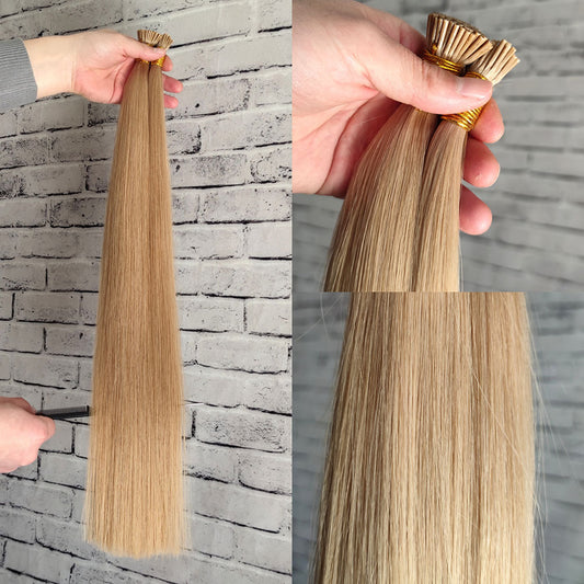 Ash Blonde Virgin Human Hair I Extensions