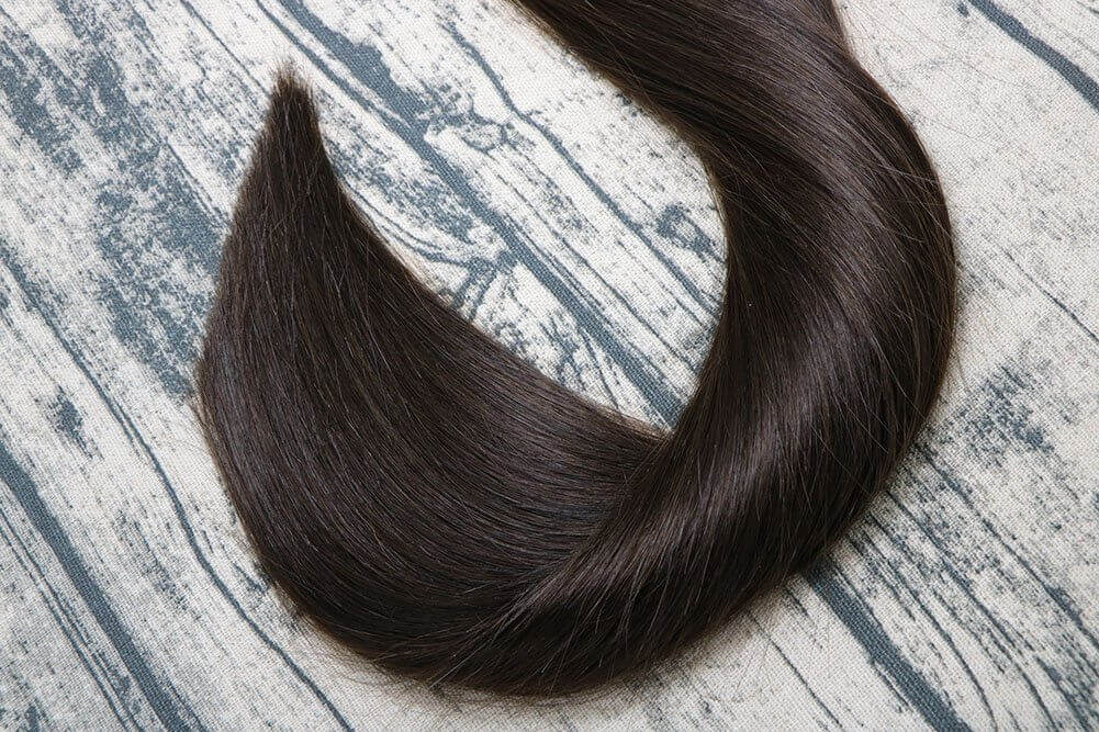 Dark Brown Straight Tape In Hair Extensions