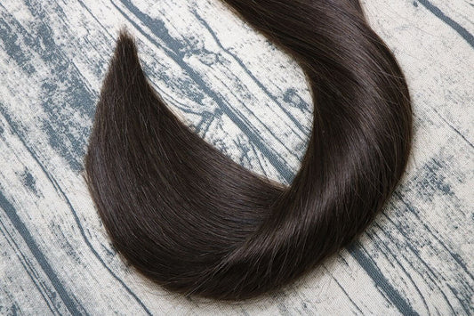 Dark Brown Straight Tape In Hair Extensions