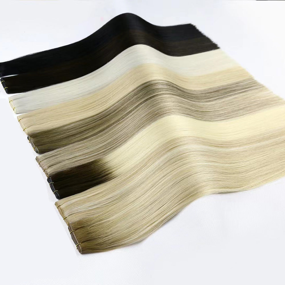 Thin Band Remy Hair Sew In Genius Weft Extensions