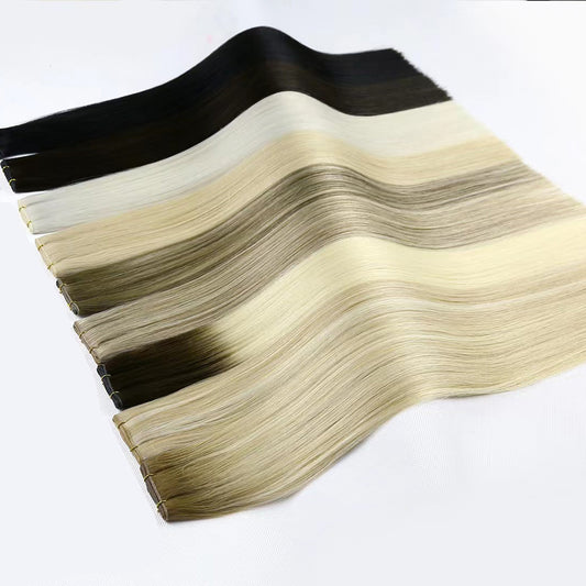 Thin Band Remy Hair Sew In Genius Weft Extensions