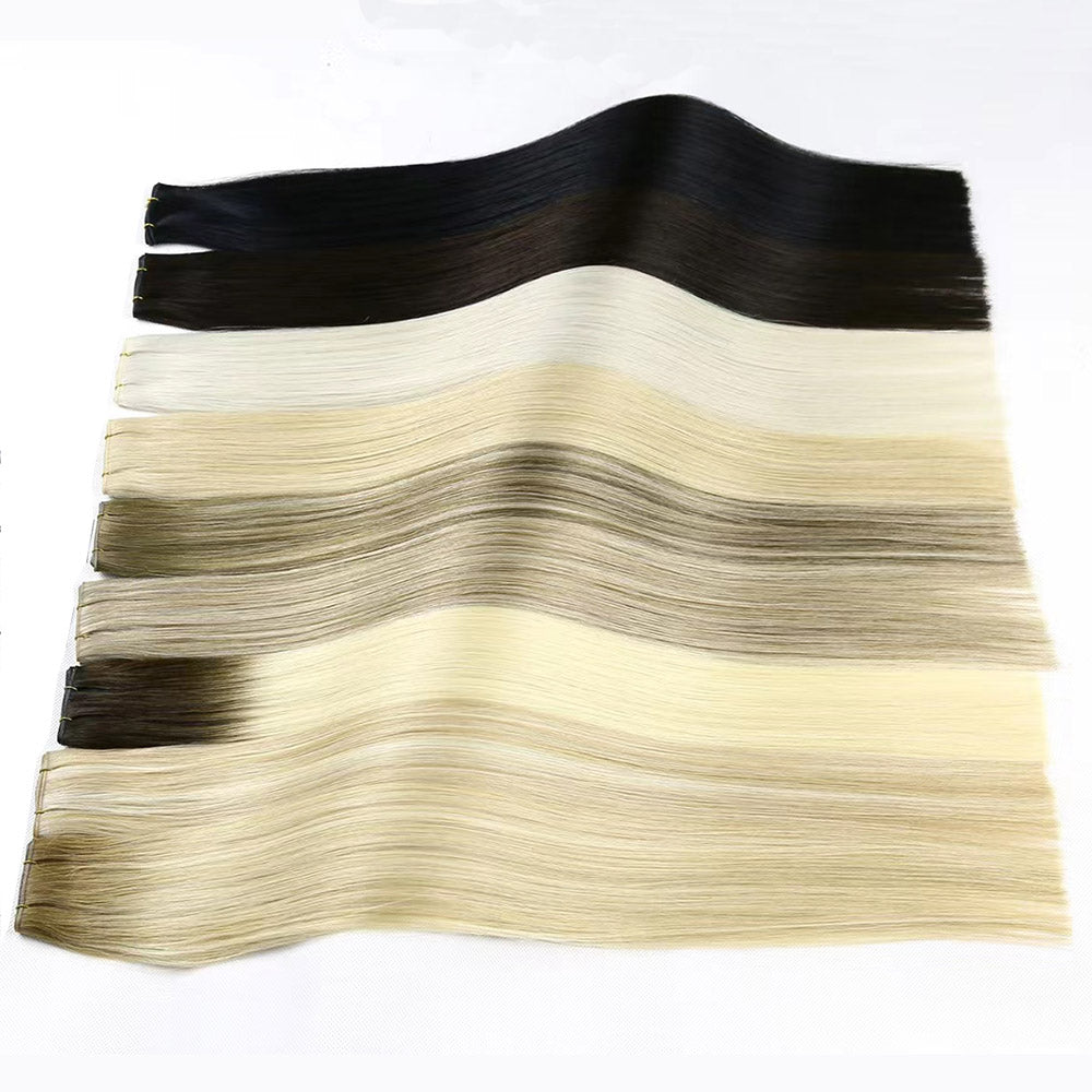 Thin Band Remy Hair Sew In Genius Weft Extensions