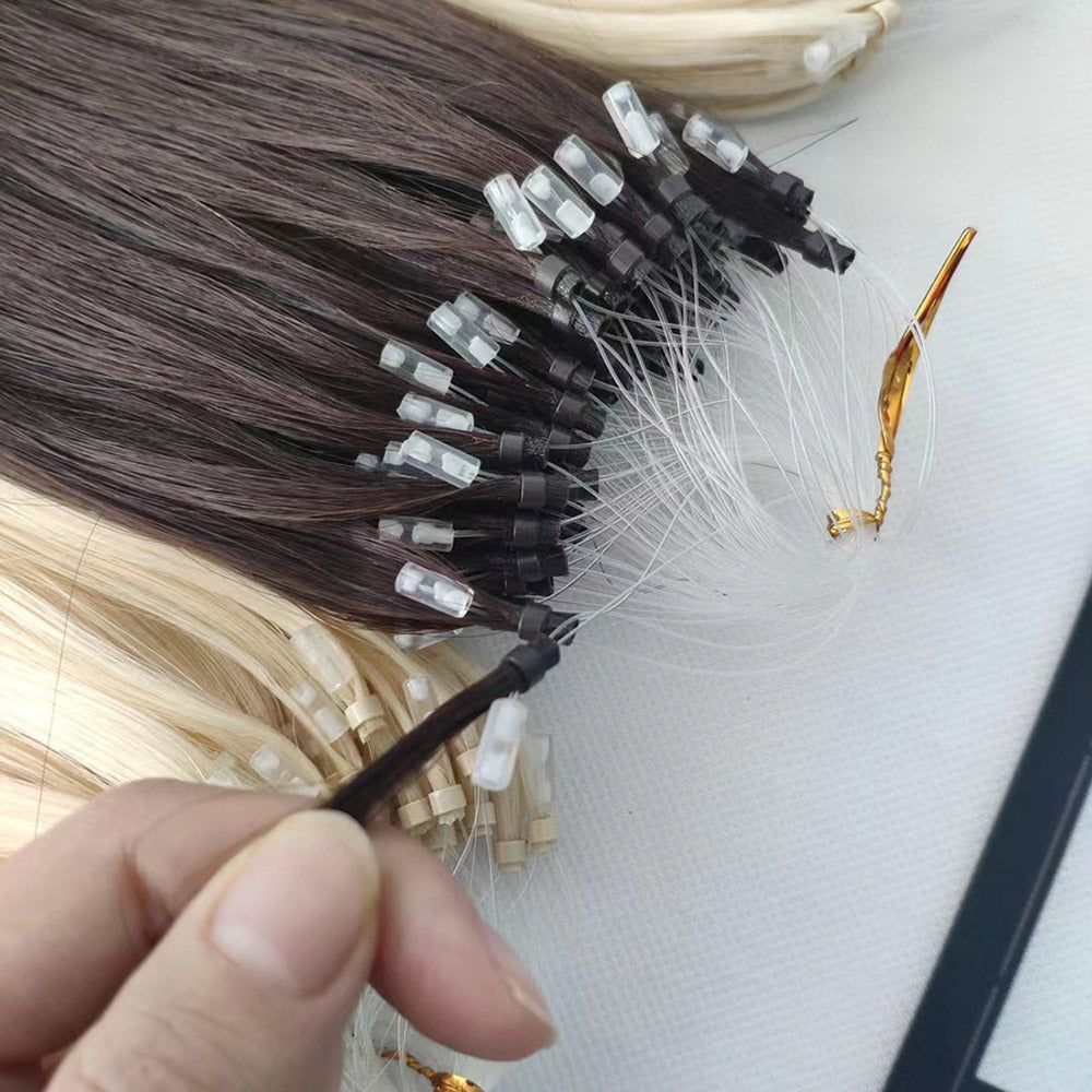 Remy Human Hair Micro Link Hair Extensions