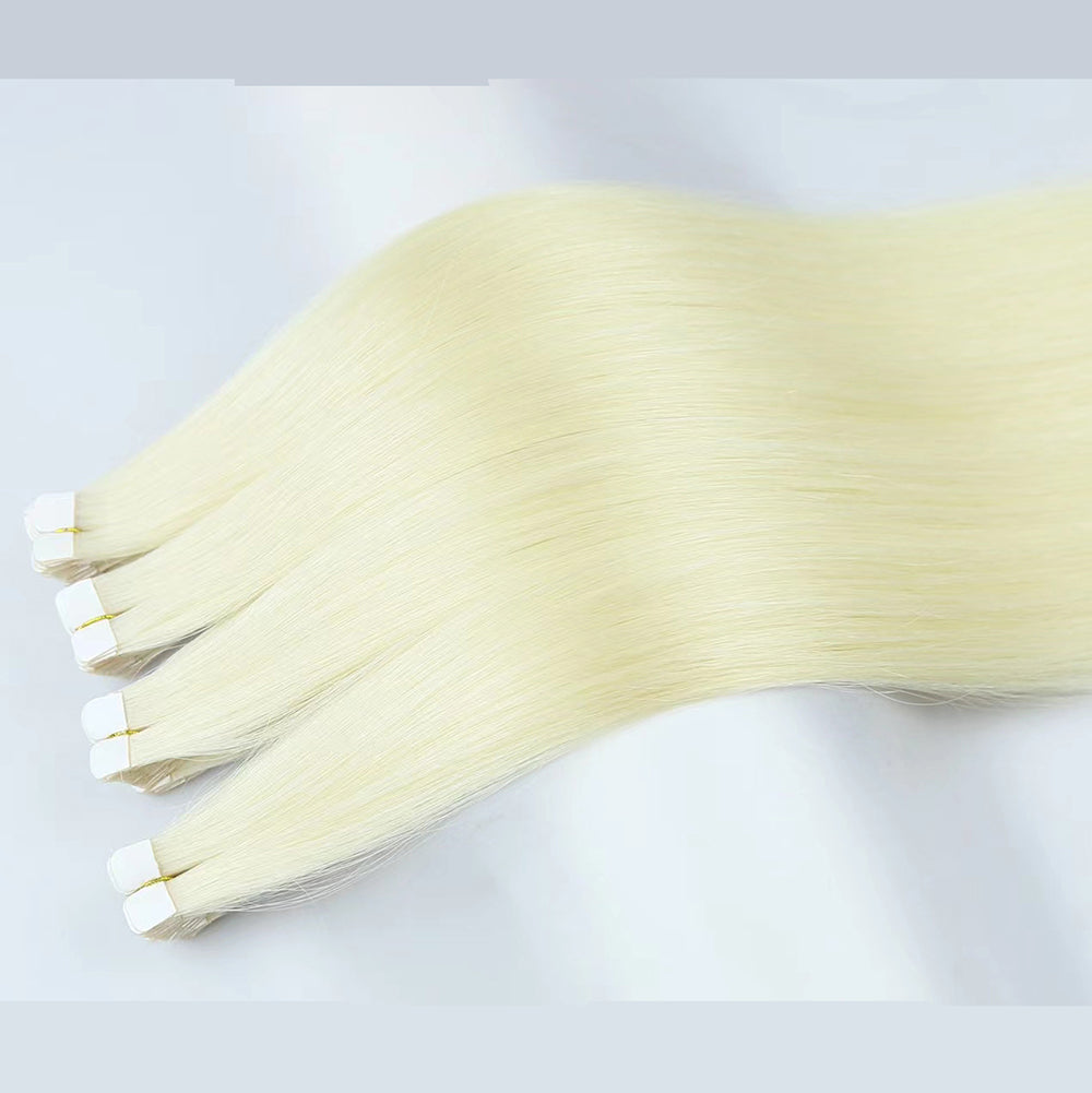 Virgin Human Hair Mini Tape In Extensions