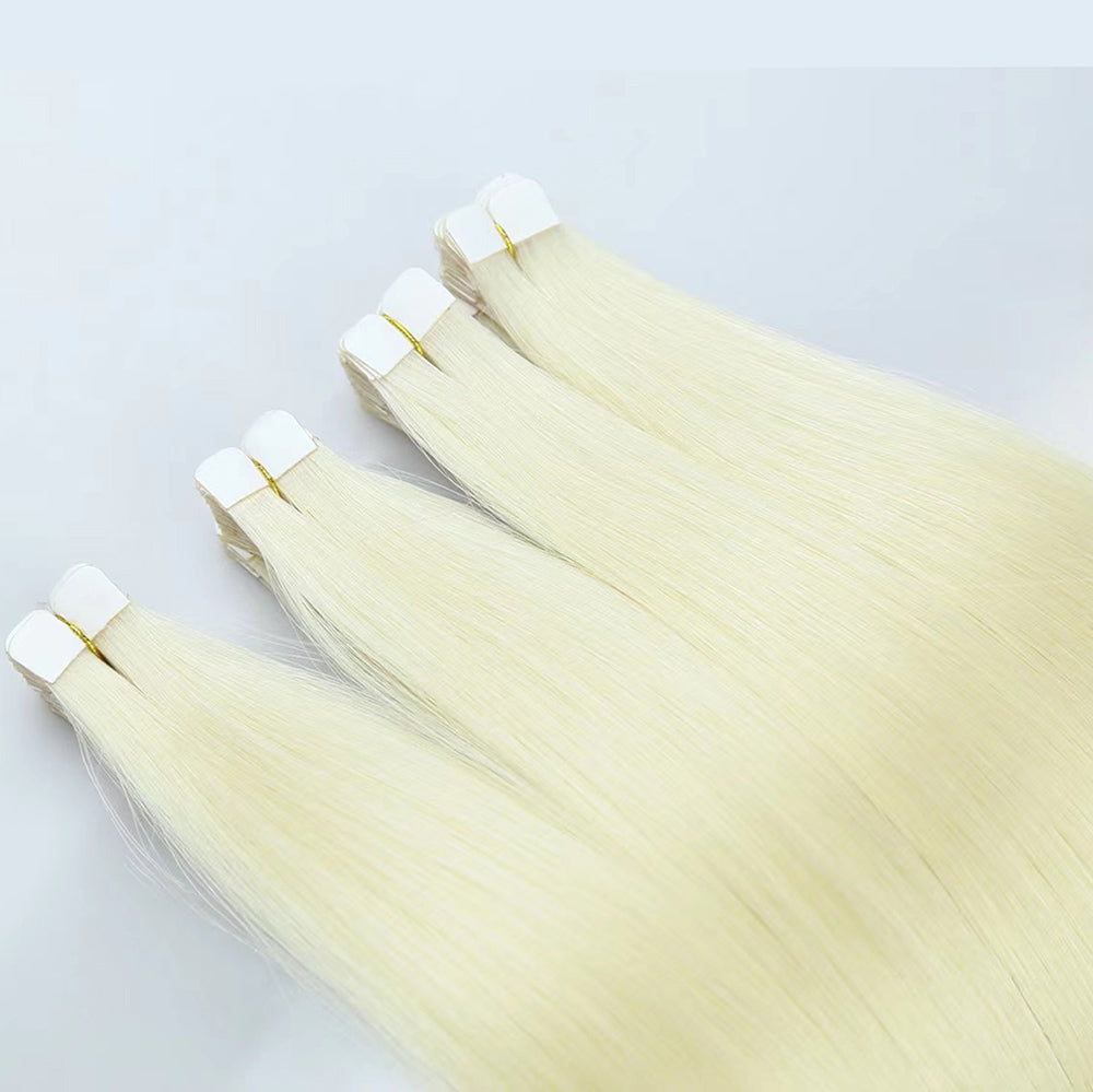 Virgin Human Hair Mini Tape In Extensions