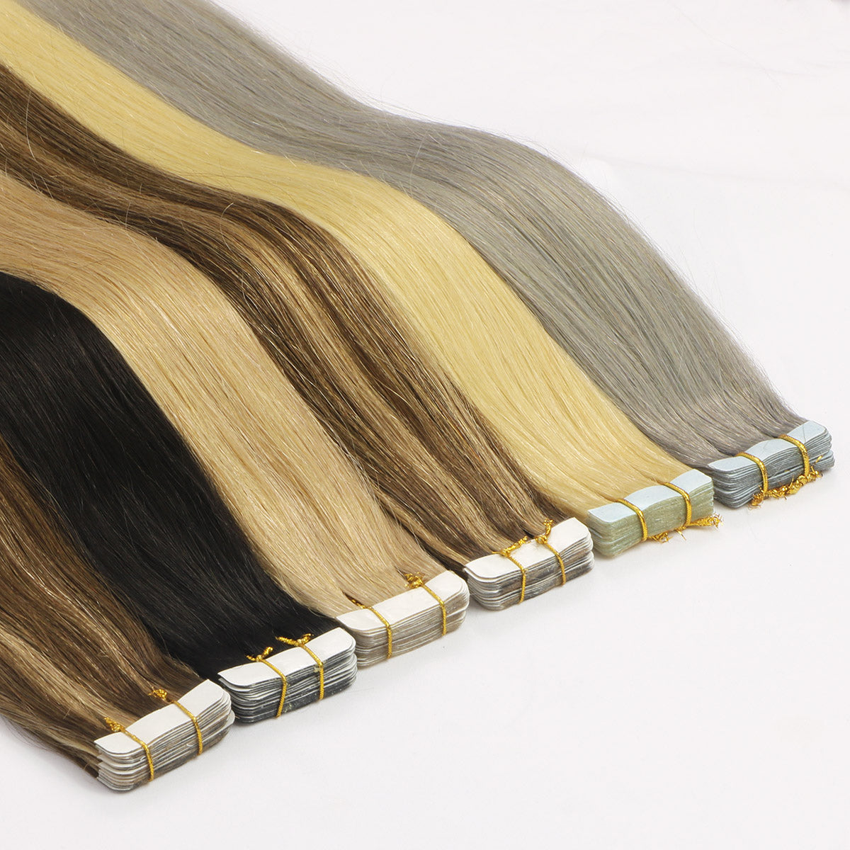 Remy Human Hair Tape In Extensions 20 pcs set
