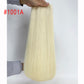 Lightest blonde Virgin Human Hair Invisible Genius Sew In Weft Extensions