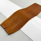 Copper Virgin Hair Invisible Hybrid Genius Weft Sew In Extensions