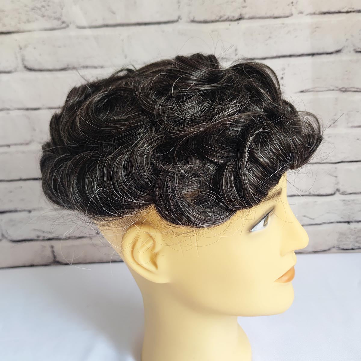 Full Silk Base Non Surgical Hair Toupee Systems For Men