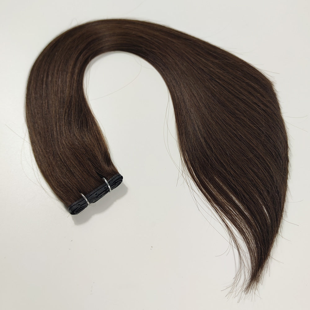Dark Brown Butterfly Genius Weft Human Hair Extensions