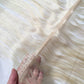 Lightest blonde Remy Hair Double Sides XO Invisible Weft Extensions