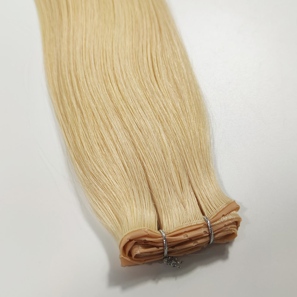 Lightest Blonde Butterfly Genius Weft Hair Extensions