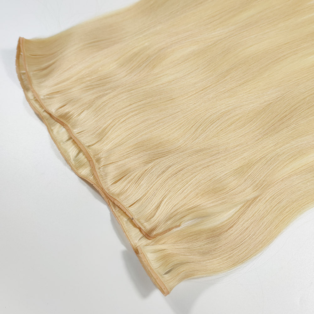 Lightest Blonde Butterfly Genius Weft Hair Extensions