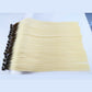 Chocolate Brown Root Blonde Virgin Human Hair Flat Tip Extensions
