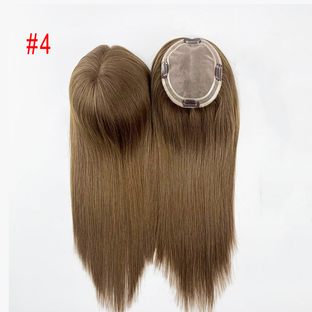 Highlights 5.5x6 inch Mono Female Hair Topper for Thinning Crown