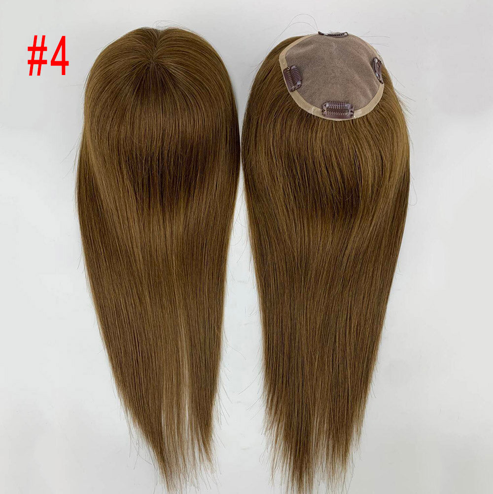 Highlights 5X5 Mono Base Virgin Human Hair Topper for Women