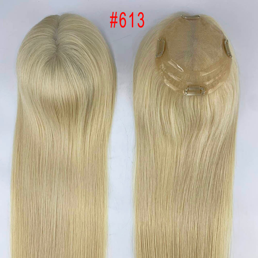 6x6.5 Lace Wig Topper Virgin Human Hair for Women