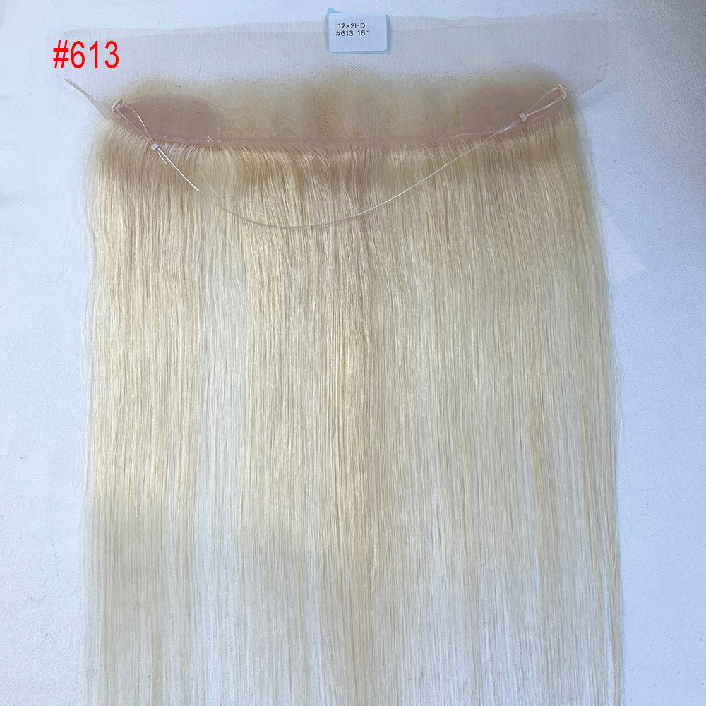 HD Swiss Lace Hairline Wig Topper with Fishline Virgin Human Hair