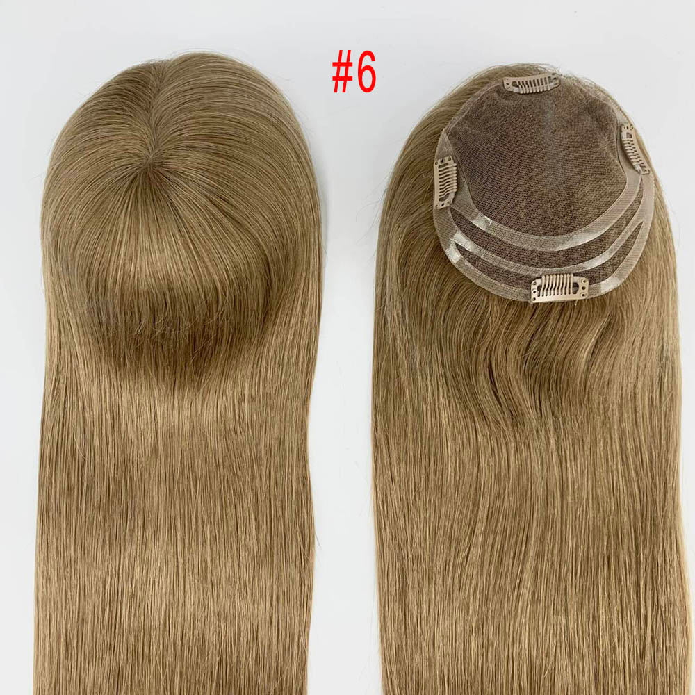 6x6.5 Lace Wig Topper Virgin Human Hair for Women