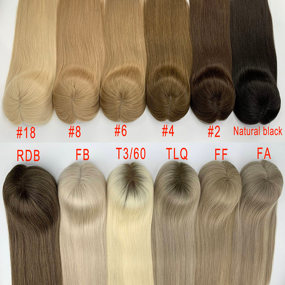 6x6.5 Lace Wig Topper Virgin Human Hair for Women