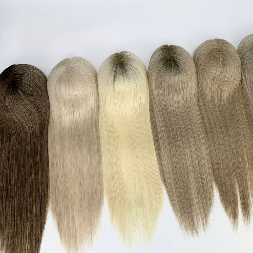 6x6.5 Lace Wig Topper Virgin Human Hair for Women