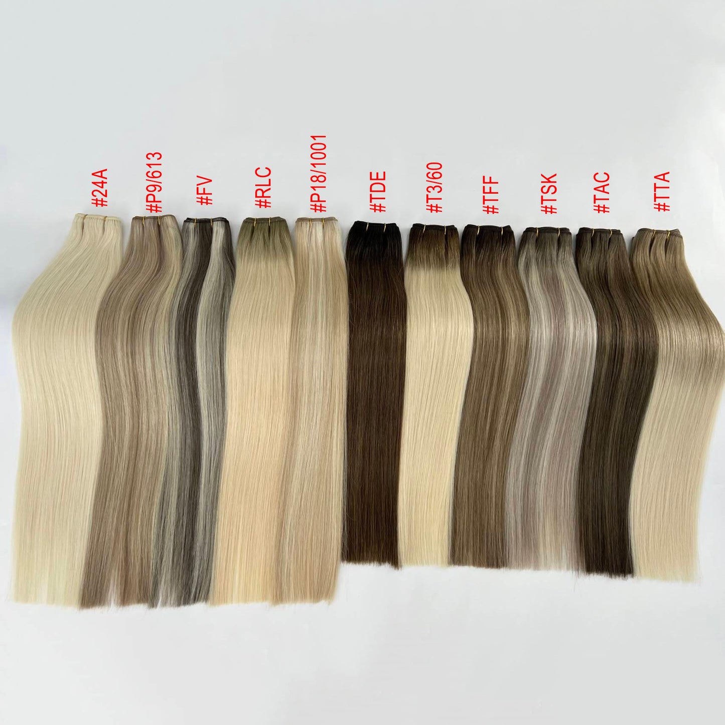 Highlights Virgin Hair Sew In Machine Weft Extensions