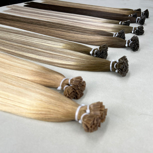 Highlights Virgin Hair Keratin Flat Tips Hair Extensions