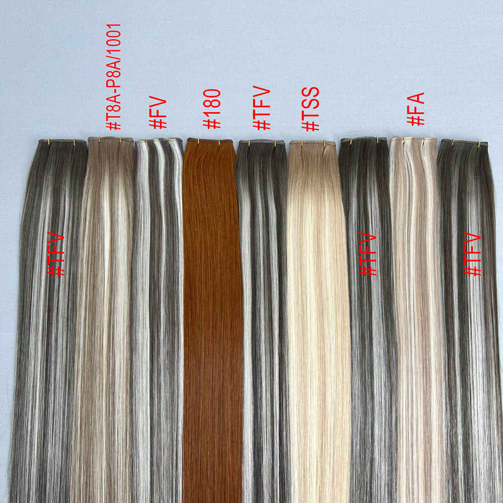 Thin Band Virgin Hair Sew In Genius Weft Extensions