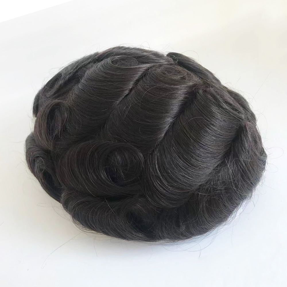 OCT Human Hair Lace Toupee for Mens Hair System