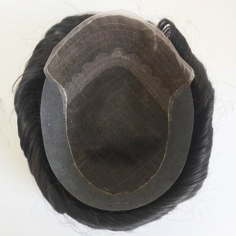 OCT Human Hair Lace Toupee for Mens Hair System