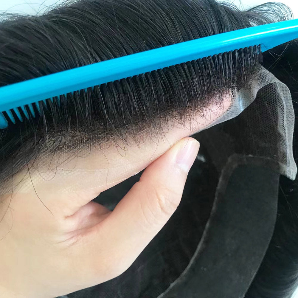 OCT Human Hair Lace Toupee for Mens Hair System