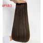 Dark brown Highlights Virgin Hair Sew In Genius Weft Hair Extensions
