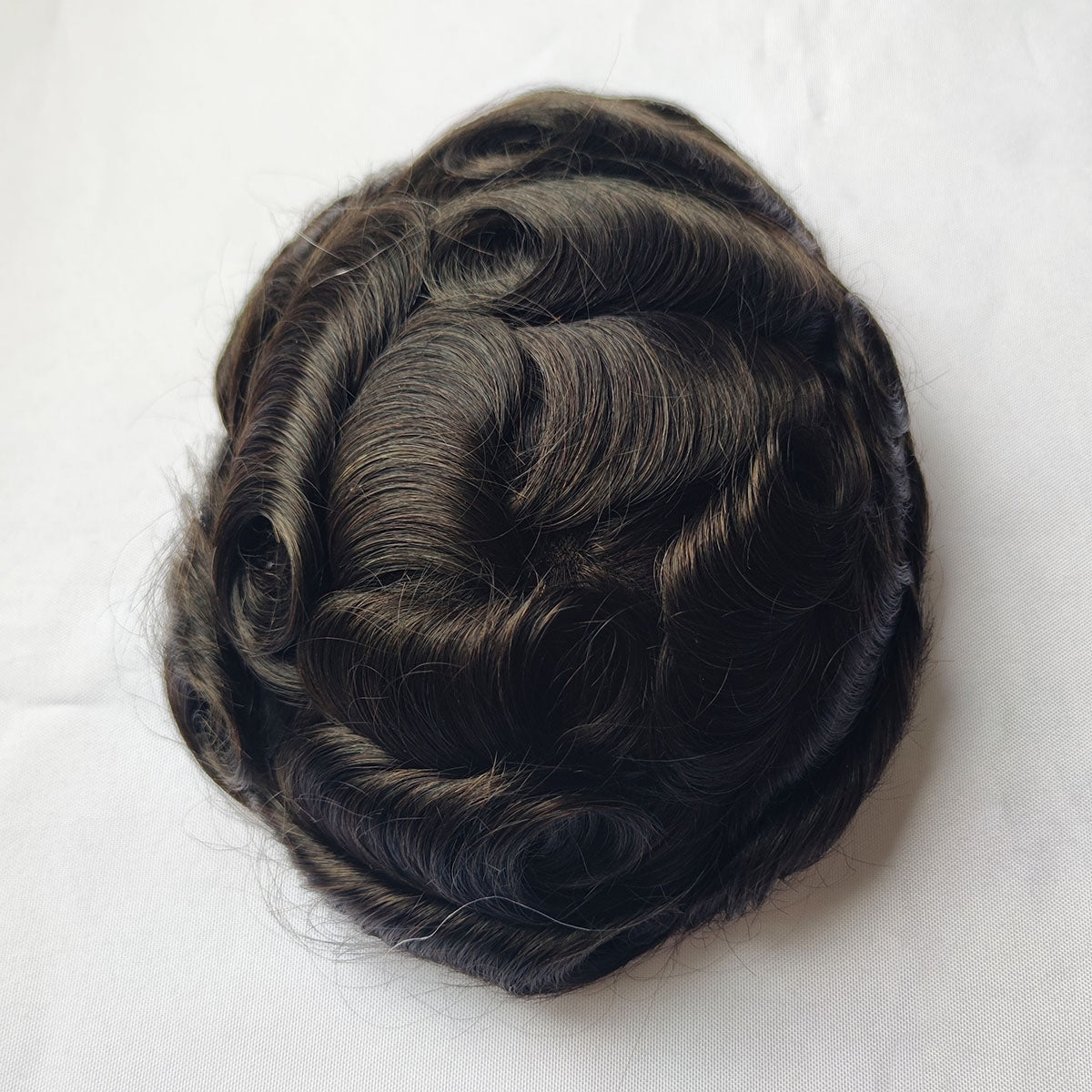 Lace Front Mono Base Men's Hair Toupee Systems