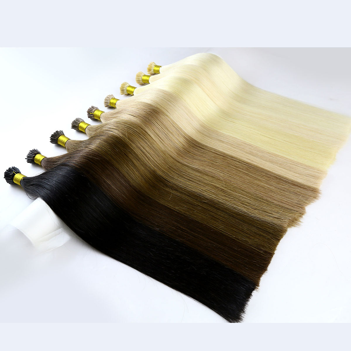 Pre Bonded I Tip Remy Human Hair Extensions