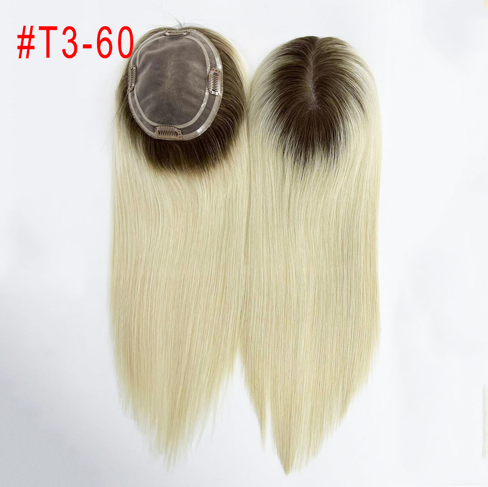 Highlights 5.5x6 inch Mono Female Hair Topper for Thinning Crown
