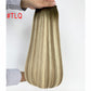 Brown root blonde Highlights Virgin Hair Sew In Genius Weft Hair Extensions