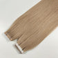 Ash Blonde Invisible Tape In Hair Extensions Remy Hair