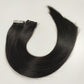 Natural Black Invisible Tape In Human Hair Extensions