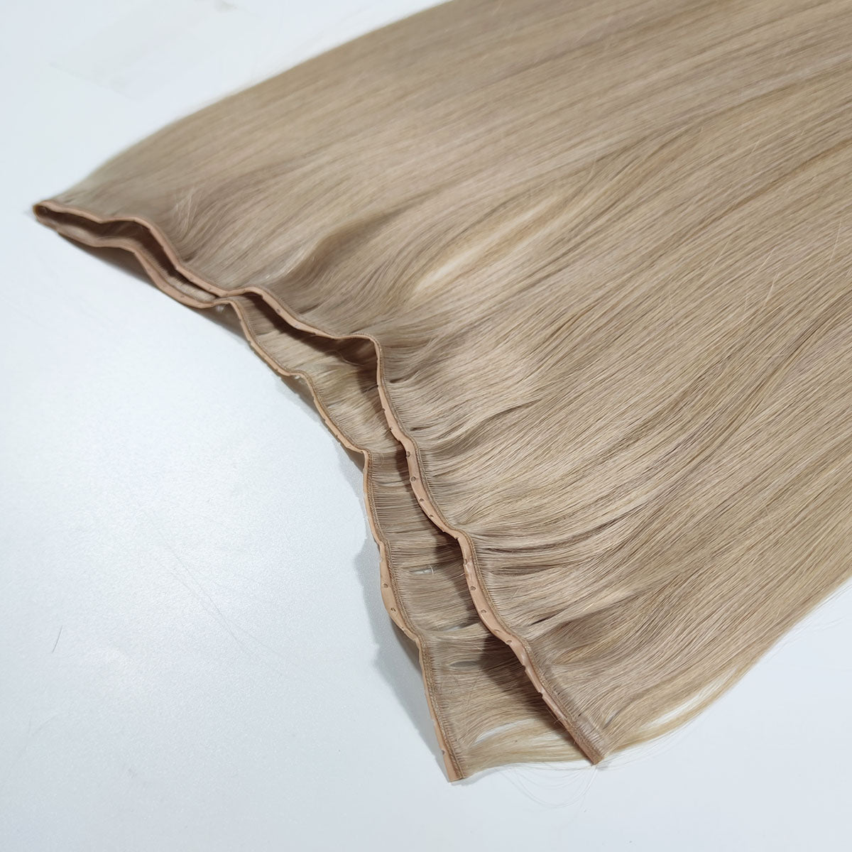 Ash Blonde Invisible Butterfly Genius Weft Hair Extensions