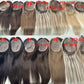 Lace Front Silkbase Human Hair Toppers for Thinning Hair