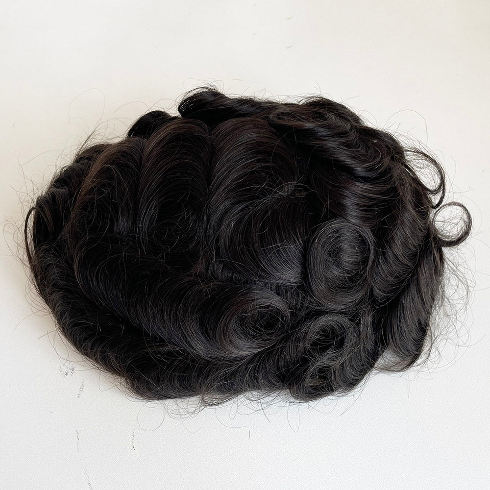 Full Silk Base Non Surgical Hair Toupee Systems For Men