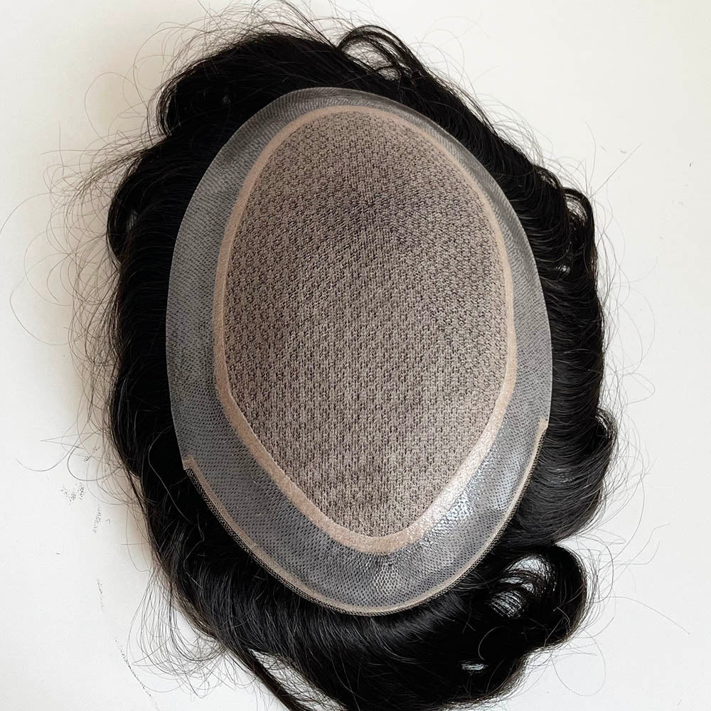 Full Silk Base Non Surgical Hair Toupee Systems For Men