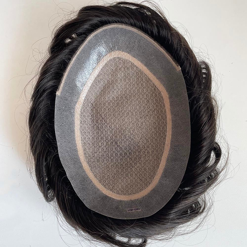 Full Silk Base Non Surgical Hair Toupee Systems For Men
