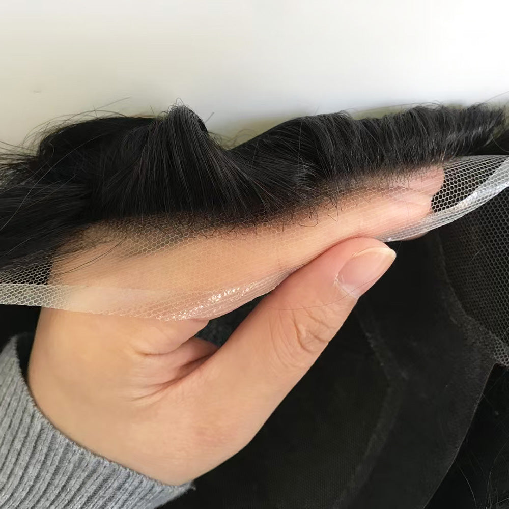 Mens Hair Replacement Systems Holly Wood Lace Base Toupee