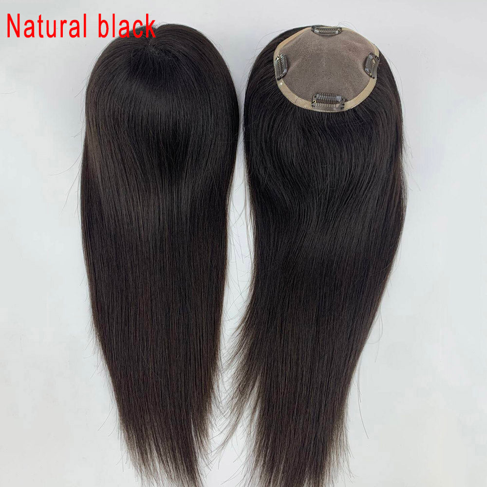 Highlights 5X5 Mono Base Virgin Hair Toppers for Thinning  display picture 1